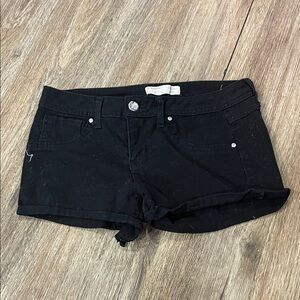 No Boundaries Black Jean Shorts